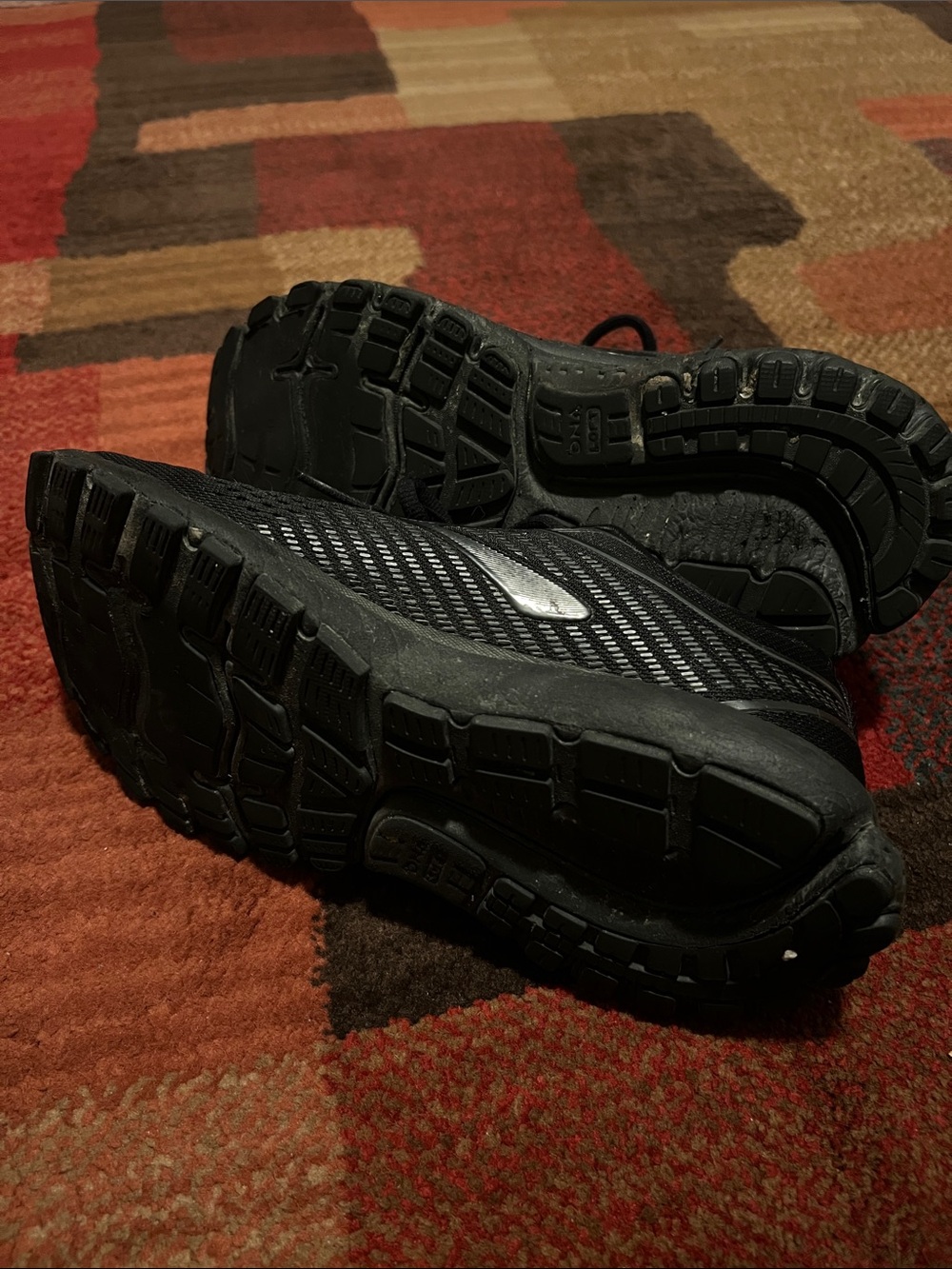 Brooks Ghost Black Running Sneakers - Breathable Performance Trainer - Picture 4 of 6